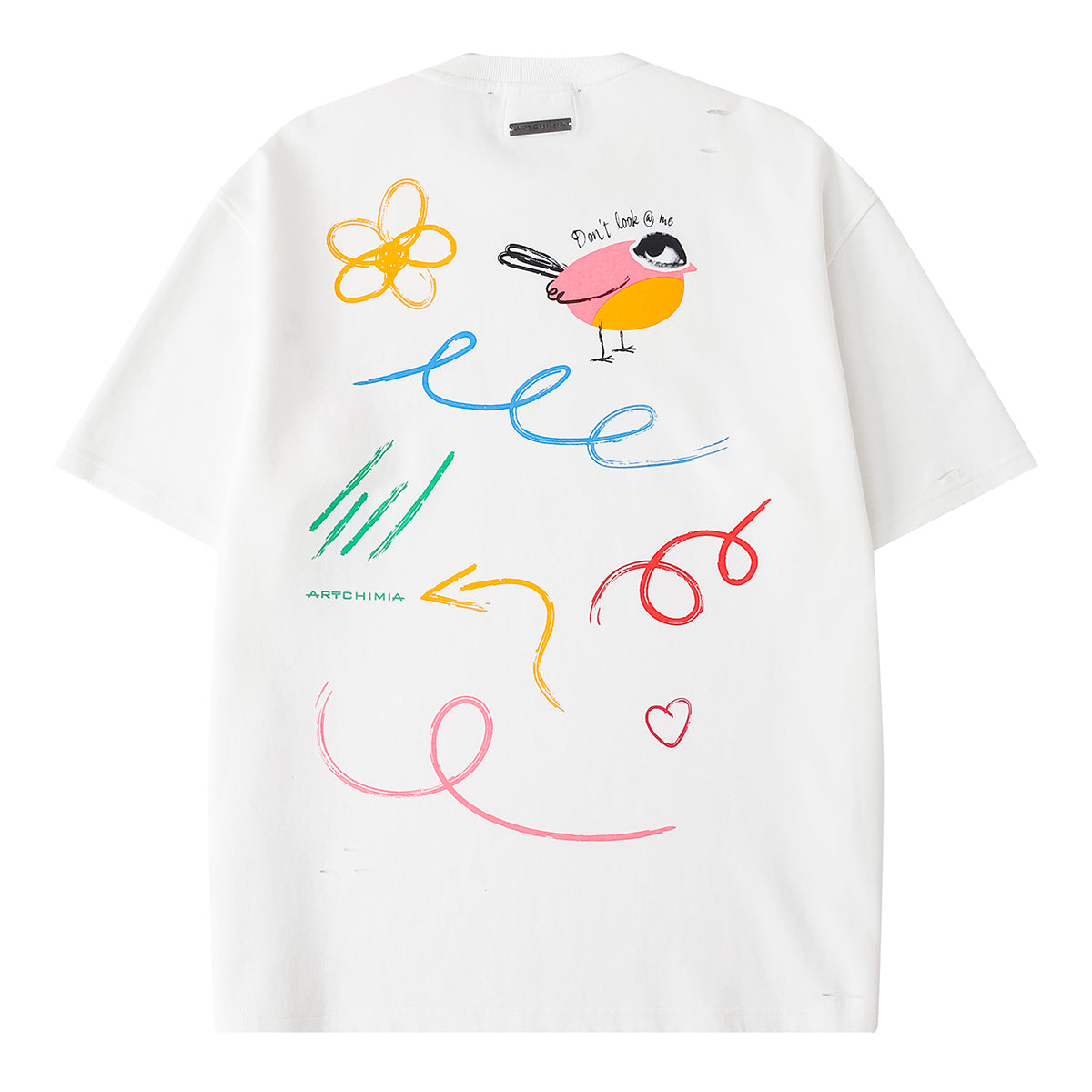 DON´T LOOK OVERSIZE T-SHIRT