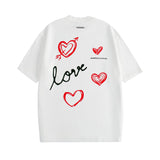 Playera Love Art Oversized